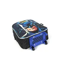Mochila Infantil Com Rodas Luxcel Batman Preta IC42686BM