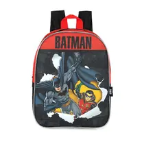 Mochila Infantil Sem Rodas Luxcel Batman Vermelha IS42685BM