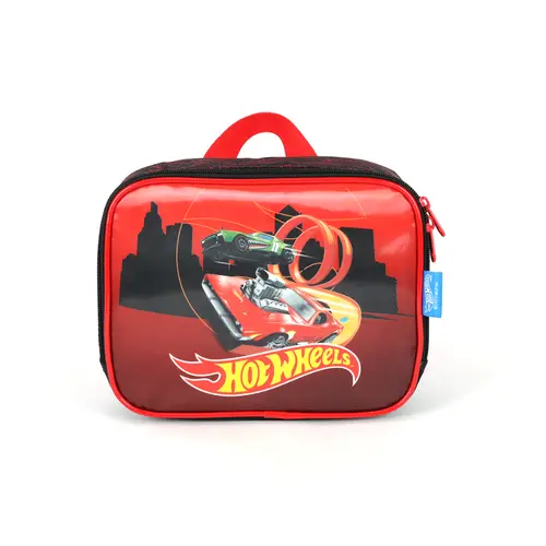 Lancheira Escolar Luxcel Hot Wheels Preta LA42583HW