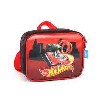 Lancheira Escolar Luxcel Hot Wheels Preta LA42583HW