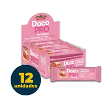 BARRA AMENDO POWER 50G DACOLONIA PROTEIN BAR CHOCOLATE BRANCO E MORANGO 12 UN