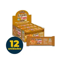 BARRA AMENDO POWER 50G DACOLONIA PROTEIN BAR CARAMELO & FLOR DE SAL 12 UN