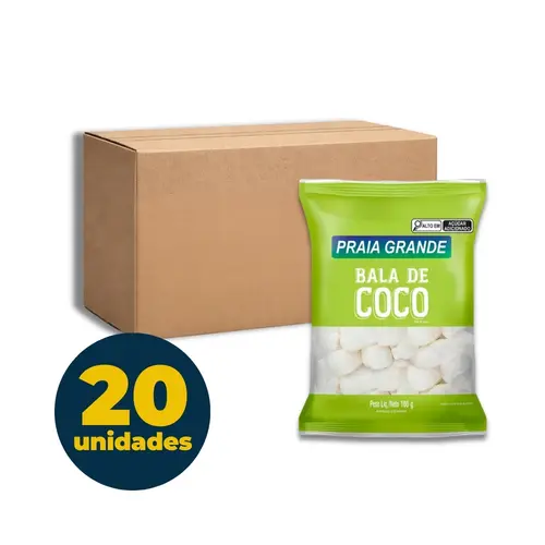 BALA DE COCO 100G DACOLONIA 20 UN