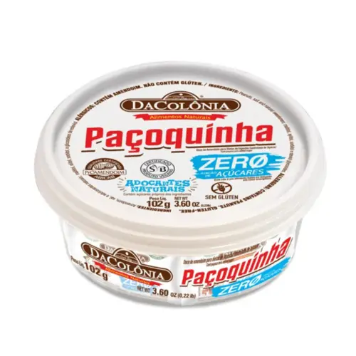 Paçoca Rolha Zero Açúcar DaColônia 102g