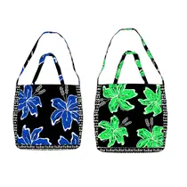 Bolsa Me Leva Farm Hibisco Surf Azul Verde Sortida