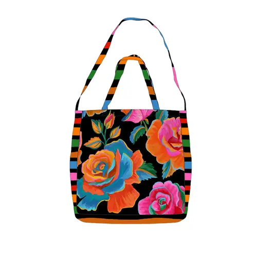 Bolsa Me Leva Farm Rosas Pintadas