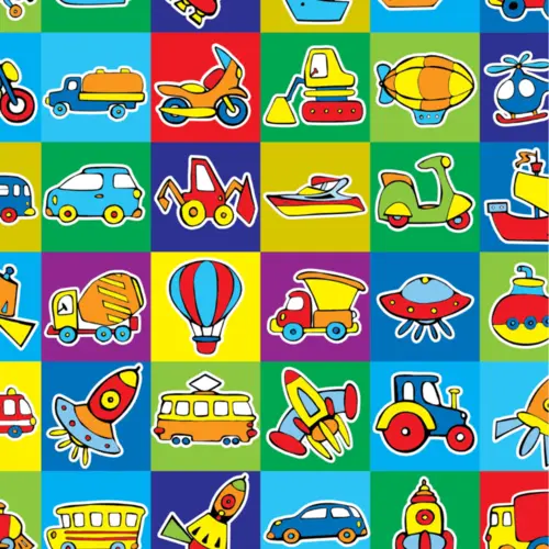 PAPEL PRESENTE EM FOLHA 50CMX60CM COUCHE BRINQUEDOS 400 UN