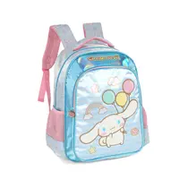 Mochila Infantil Sem Rodas Luxcel Amigos Da Hello Kitty Azul IS42441SR