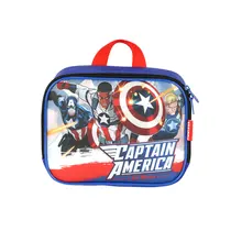 Lancheira Escolar Luxcel Avengers Capitão América Azul LA42333AG