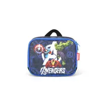 Lancheira Escolar Luxcel Avengers Preta LA42333AG