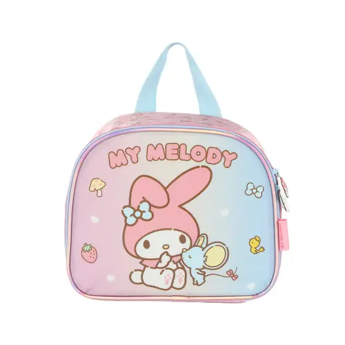 Lancheira Escolar Luxcel Amigos Da Hello Kitty Rosa LA42443SR