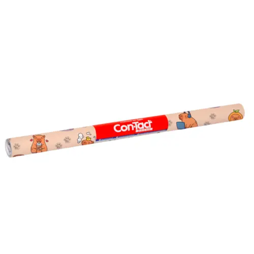 Vinil Adesivo Contact 45cmx2m Estampa Capivaras