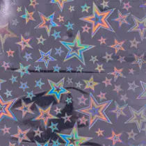 Vinil Adesivo Contact 45cmx2m Holográfico Stars