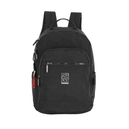 Mochila Jovem Notebook G Luxcel Up4You Crinkle 4Y Preta MJ49152UP