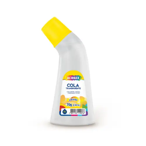 Cola Transparente Líquida Acrilex 70g