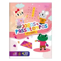 LIVRO INF ATIVIDADE CARTILHA JOGOS E PASSATEMPOS C/ ADESIVO TILIBRA