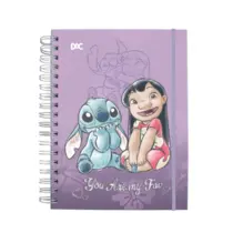 Caderno Colegial com Elástico 177mm x 242mm 80 Folhas Destacáveis DAC Smart  Stitch