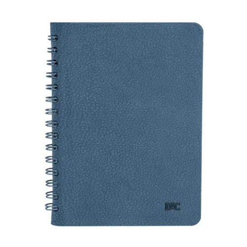 Caderneta Flexivel Espiral 80 Folhas A6 105x150mm DAC Azul