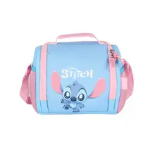 Lancheira Escolar Luxcel Stitch Azul LA50043SC