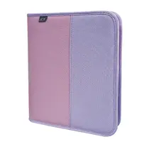 Pasta Fichário Universitário 270 x 343mm 4 Argolas ACP Bicolor Rosa e Lilás
