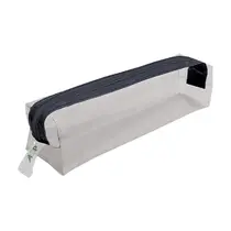 Estojo 1 Zíper ACP Cristal Joy Transparente Zíper Preto