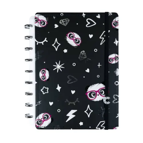 Caderno Inteligente Médio 25,5CMX19CM  Pandalu Star By Luluca