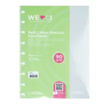 Refil Pontilhado Caderno Inteligente Médio 25,5CMX19CM 50FL 90G