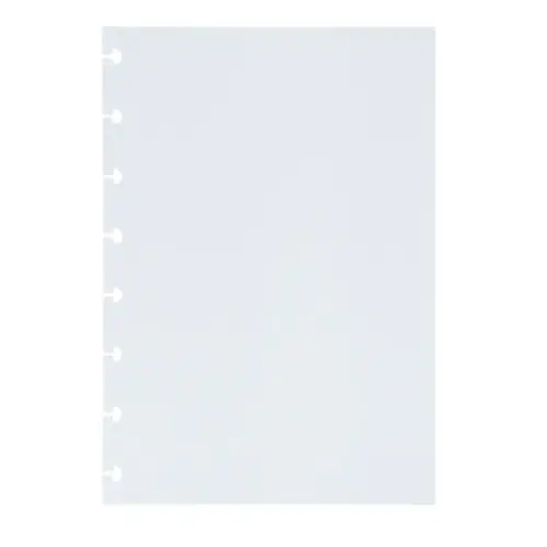Refil Pontilhado Caderno Inteligente A5 20CMX14CM 50FL 90G Branco
