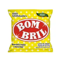 Esponja de Aço Eco Bombril 45g 6 Unidades