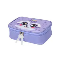 Estojo Box Luxcel Up4You Pet Cute 100 Pens/Canetas Roxo ET49544UP
