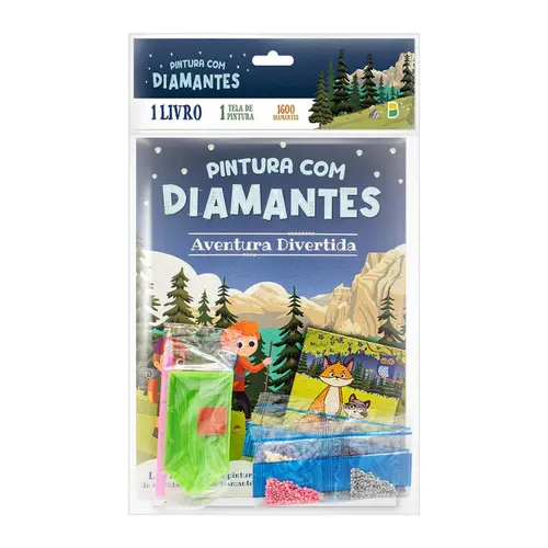 Livro Infantil Pintura com Diamantes Aventura Divertida Todolivro
