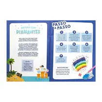 Livro Infantil Pintura com Diamantes Aventura Divertida Todolivro