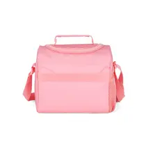 Lancheira Escolar Luxcel Stitch Rosa LA50053SC