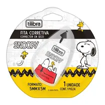 CORRETIVO FITA 5MMX5M TILIBRA SNOOPY