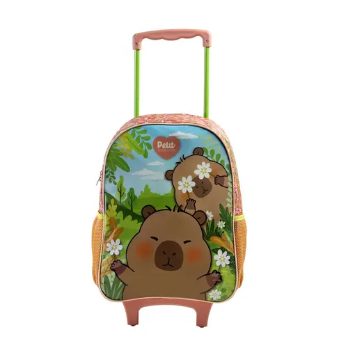 Mochila Infantil com Rodas Xeryus Petit Capivara