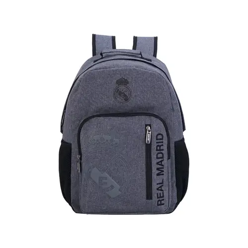 Mochila Jovem com Alça G Xeryus Real Madrid B06 Cinza Mescla