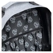 Mochila Jovem com Alça G Xeryus Real Madrid B06 Cinza Mescla