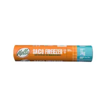 SACO PLASTICO PE 23CMX37CM 050 UN 03 KG ROLO FREEZER 24 RL
