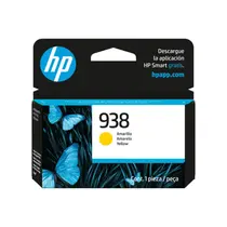 Cartucho HP 938 Amarelo Original 4S6X7PL para HP OfficeJet Pro