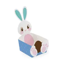 Cesta de Papel Divertida 9x9x6,5cm Cromus Páscoa Pipo