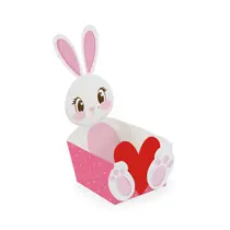 Cesta de Papel Divertida 9x9x6,5cm Cromus Páscoa Lana