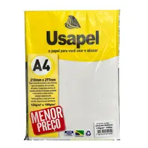 Papel Opaline A4 120g 50 Folhas USAPEL Branco