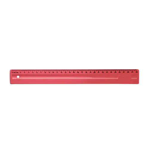 Régua Plástica 30cm Dello Aromas Morango