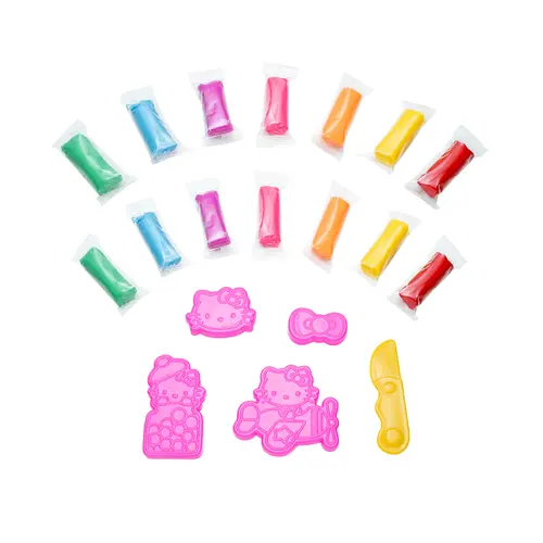 Massa Modelar Kit Amido 175g Leo e Leo Hello Kitty Maleta
