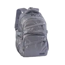 Mochila Jovem com Alça G Pack N'Go Crinkle Metalizada Grafite