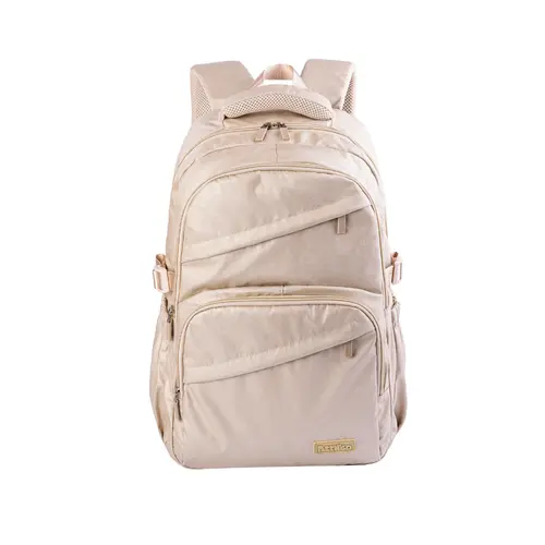 Mochila Jovem com Alça G Pack N'Go Crinkle Metalizada Dourada
