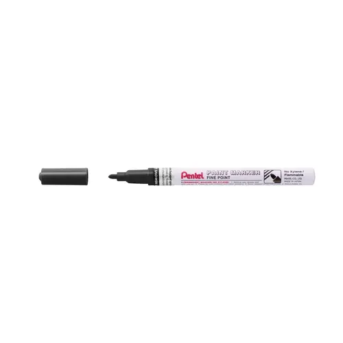 Marcador Permanente Multiuso Paint Marker Preto Pentel
