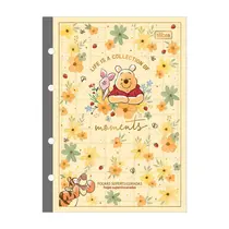 Bloco de Fichário Colegial 80 Folhas 177x240mm Tilibra Pooh