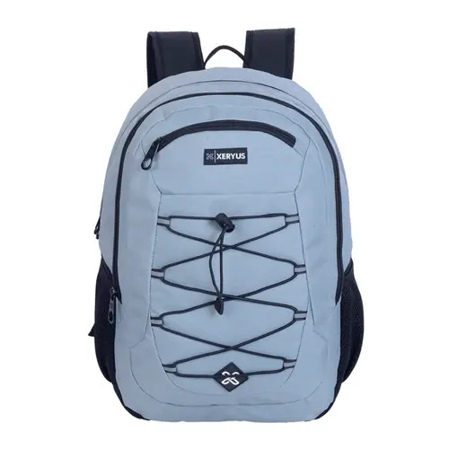 Mochila Masculina Juvenil Xeryus Lifestyle Grande Cinza 14561