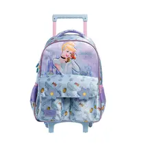 Mochila Infantil Com Rodas Grande Xeryus Cinderella Y